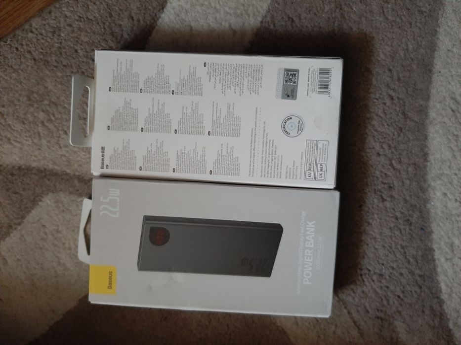 УМБ Baseus Adaman 10000mAh 22.5W з технологією QC3.0 та PD3.0 Чорний