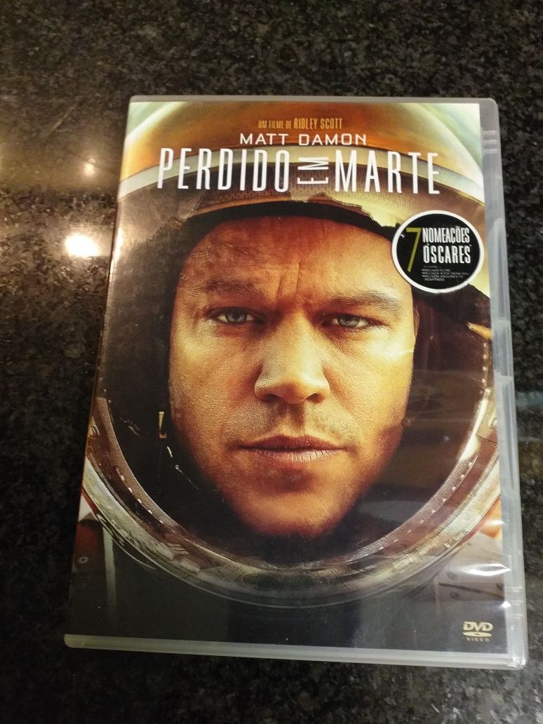 Dvd Perdido em Marte,Matt Damon,ótimo estado,envio por ctt