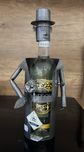 Stojak na wino blaszany recznie robiony
