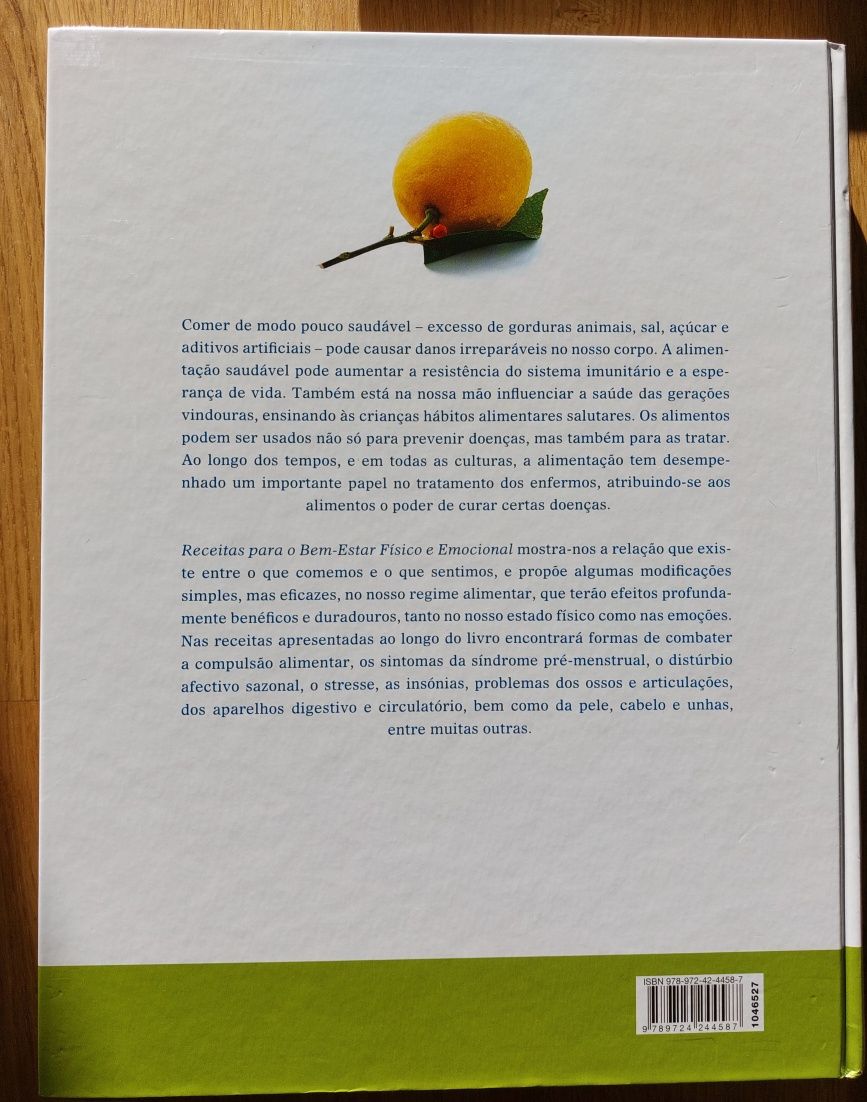 Livro de Receitas para o Bem Estar Físico e Emocional