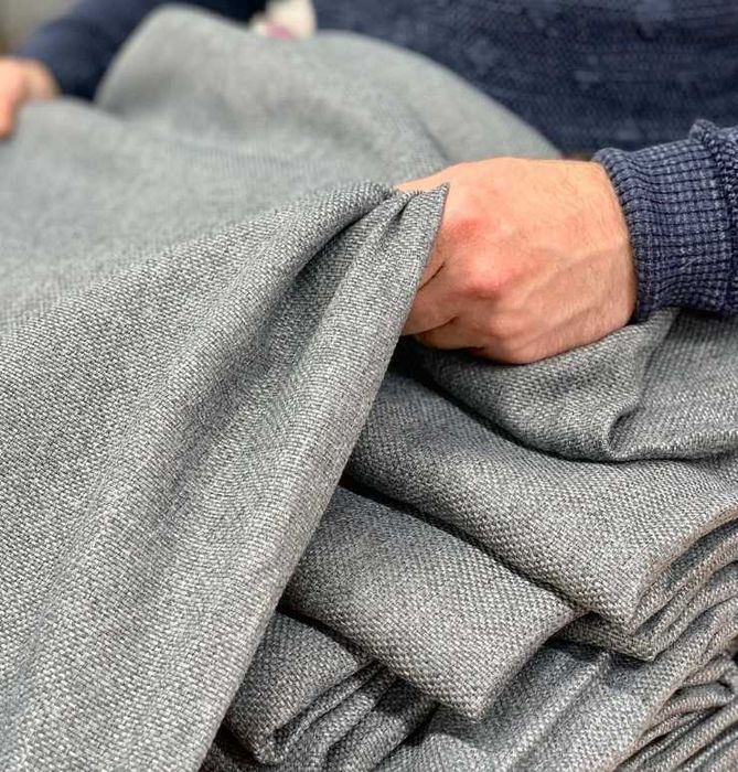 Комплект штор блекаут льон мішковина пошив