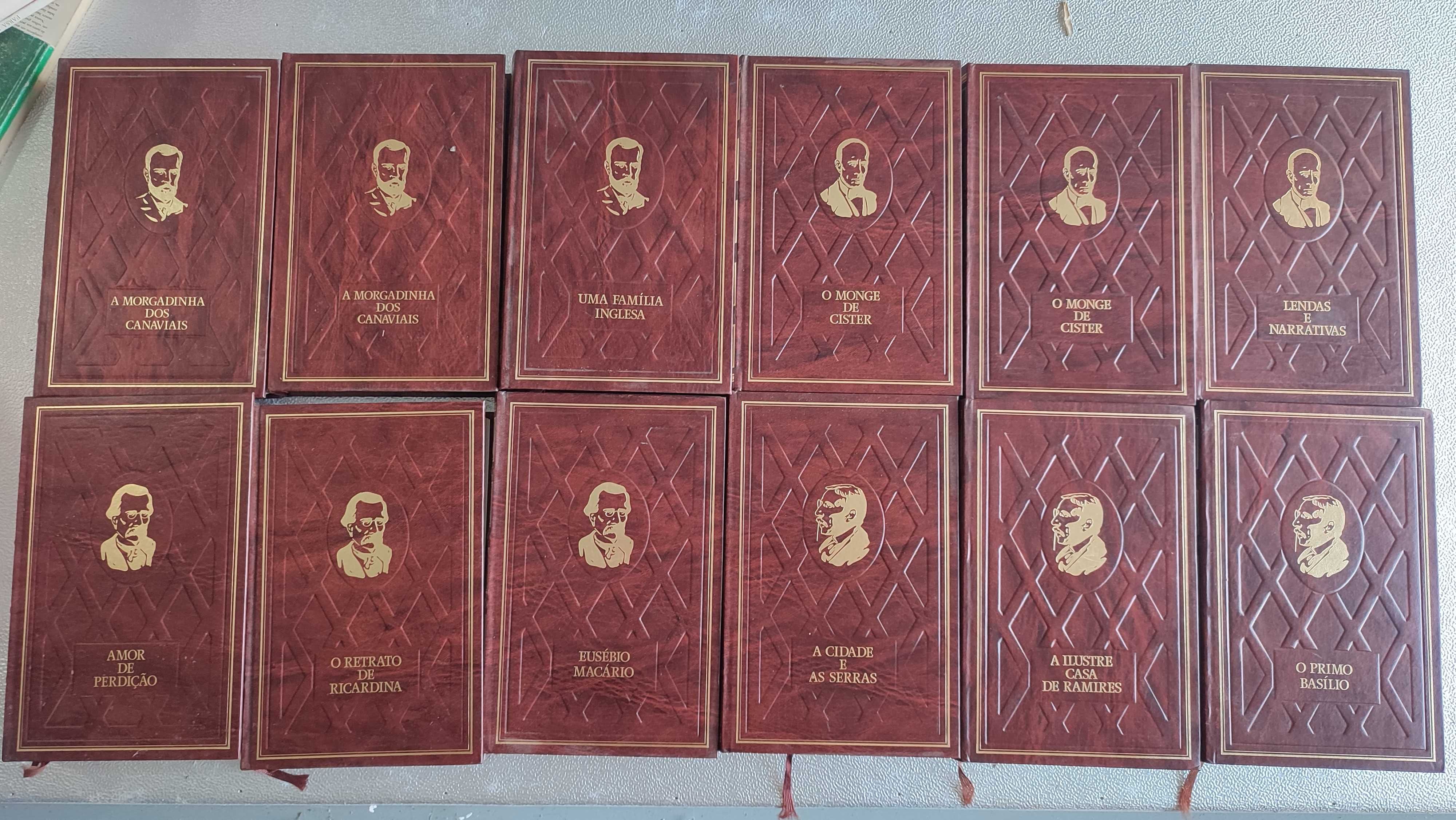 Lote 12 volumes Clássicos Portugueses - Edição em capa dura