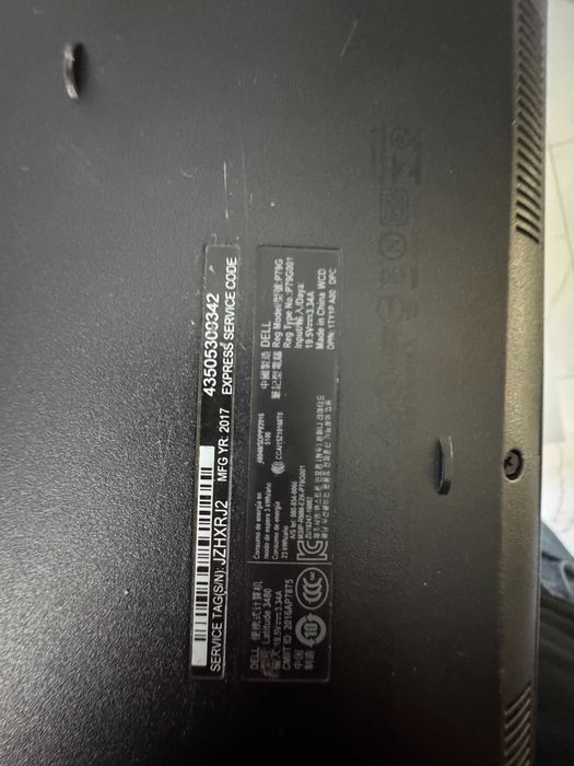 Dell Latiude 3840 Intel Core I7-7500U CPU, Windows 10 Pro, SSD 256GB