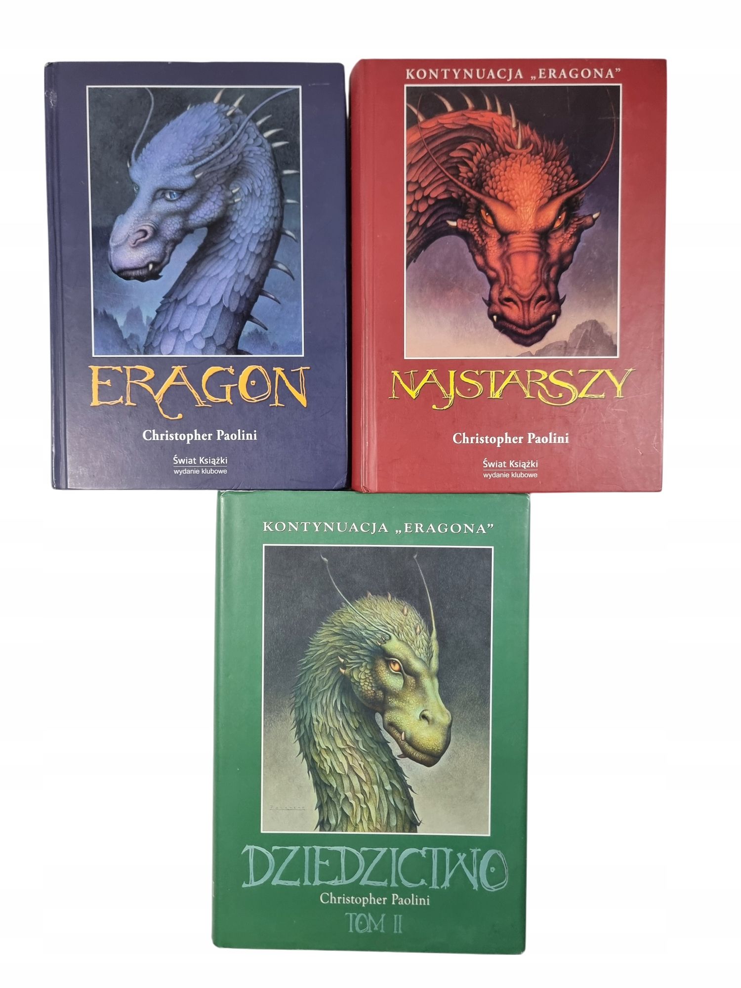 Seria Dziedzictwo / Eragon / zestaw 3 książek / Paolini
