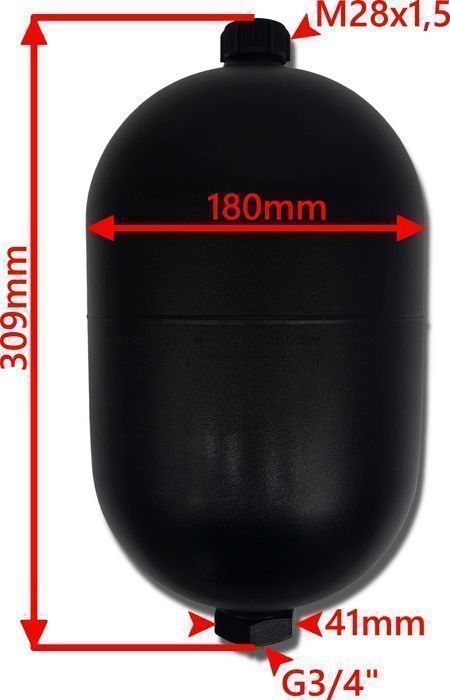 Amortyzator HYDROAKUMULATOR HDA 4,0L 3/4' M28x1,5 [3797]