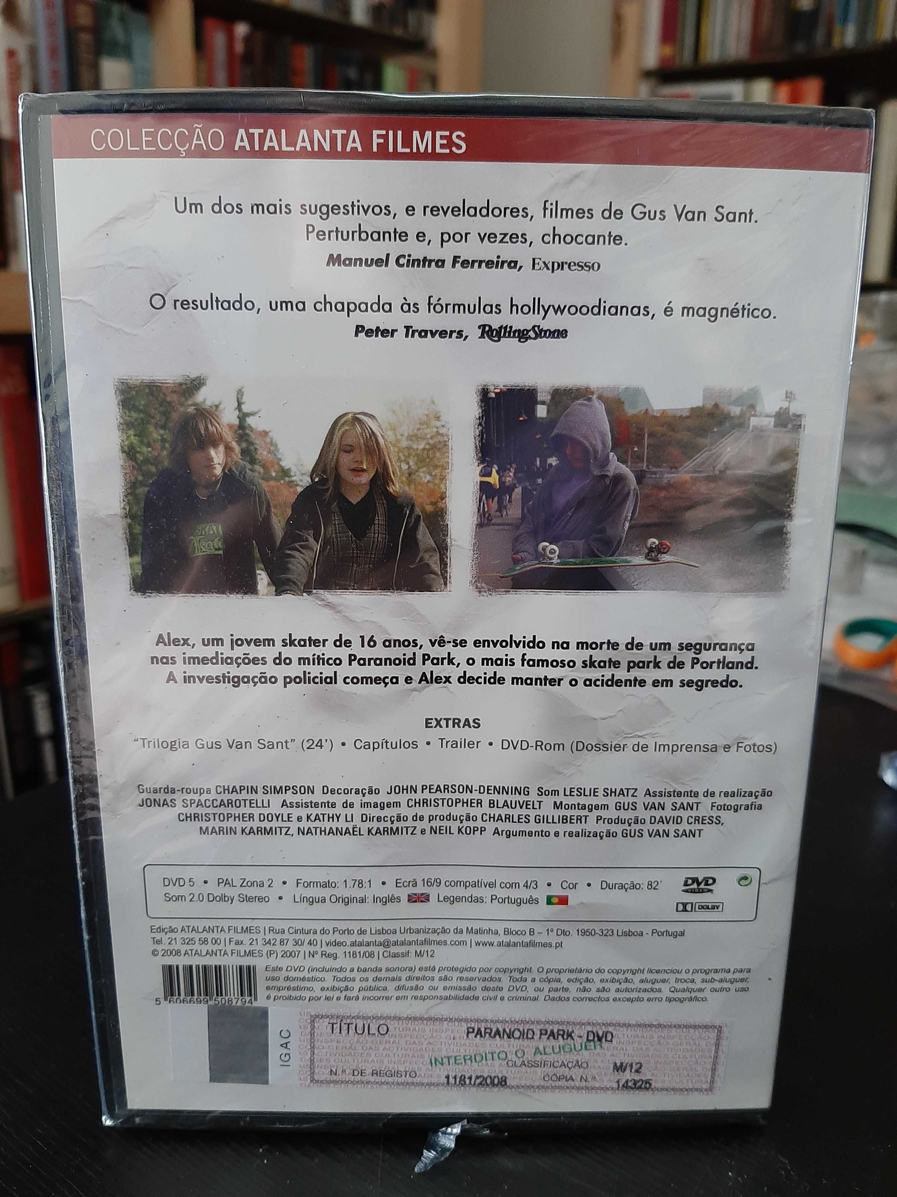 Gus Van Sant - Paranoid Park - NOVO - SELADO - DVD