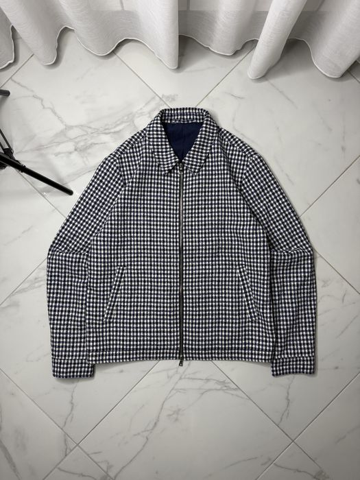 Mr Porter Checked cotton blend boucle jacket mens