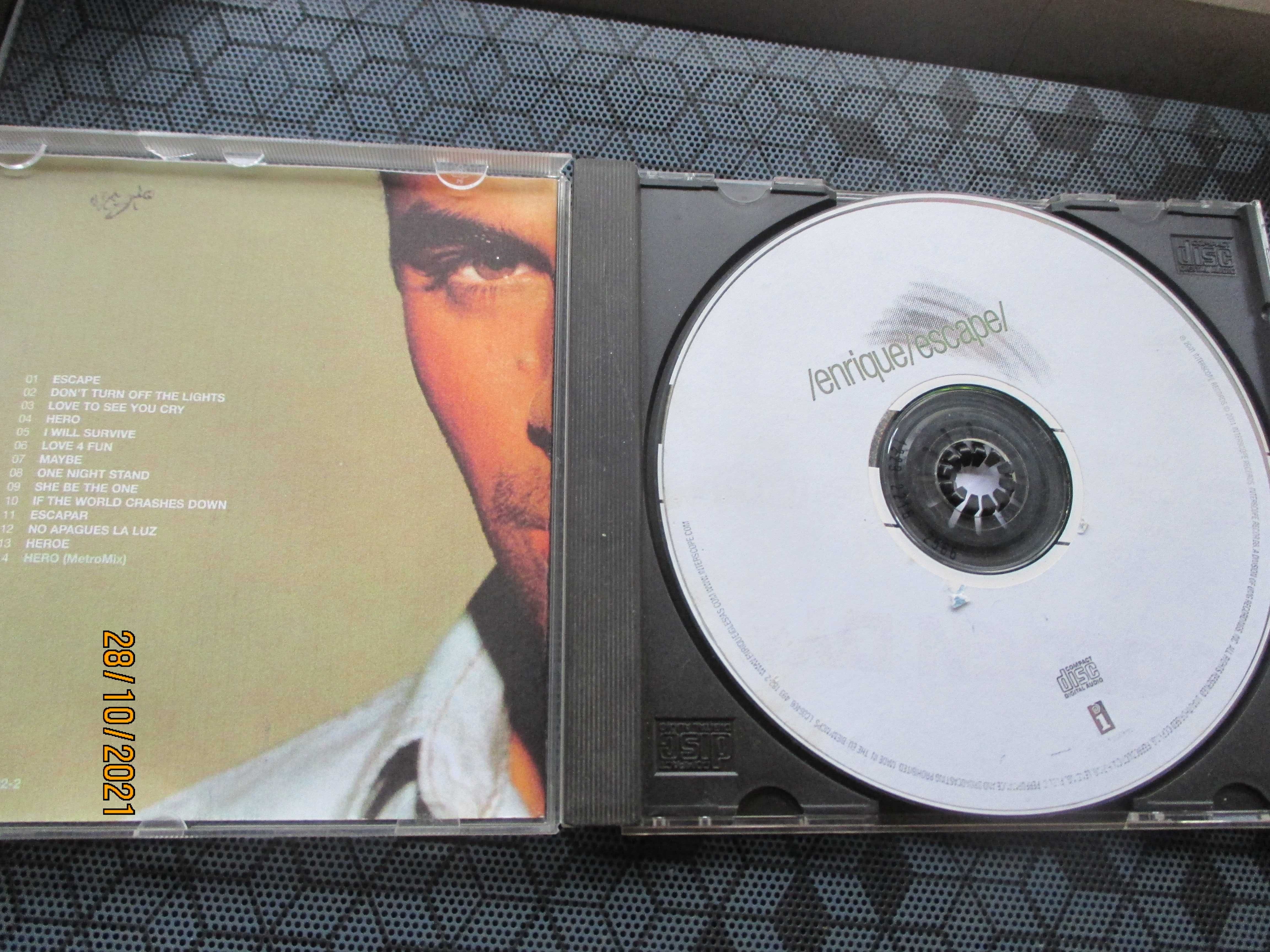 cd - Enrique Iglesias - Escape