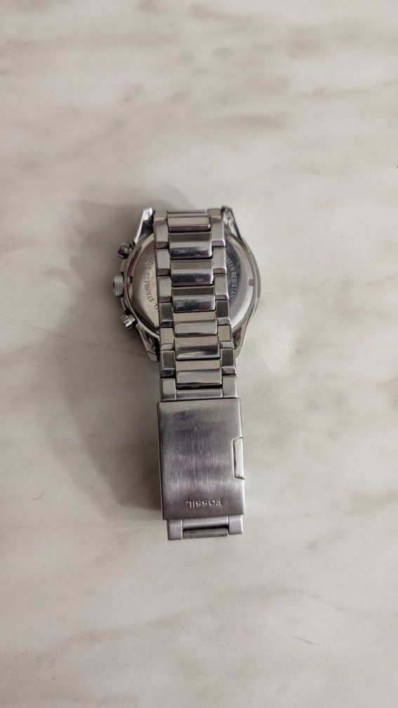 Часы Fossil blue chronograph, годинник США хронограф