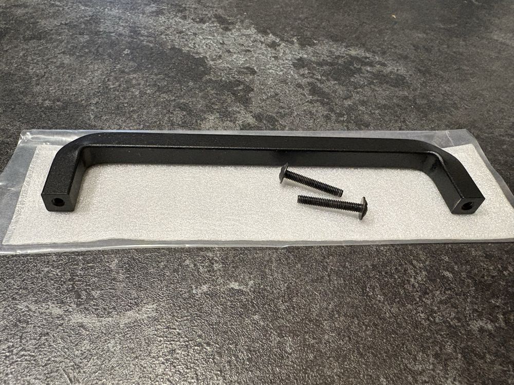 Uchwyt do szafki czarny mat 16 cm 25 szt.
