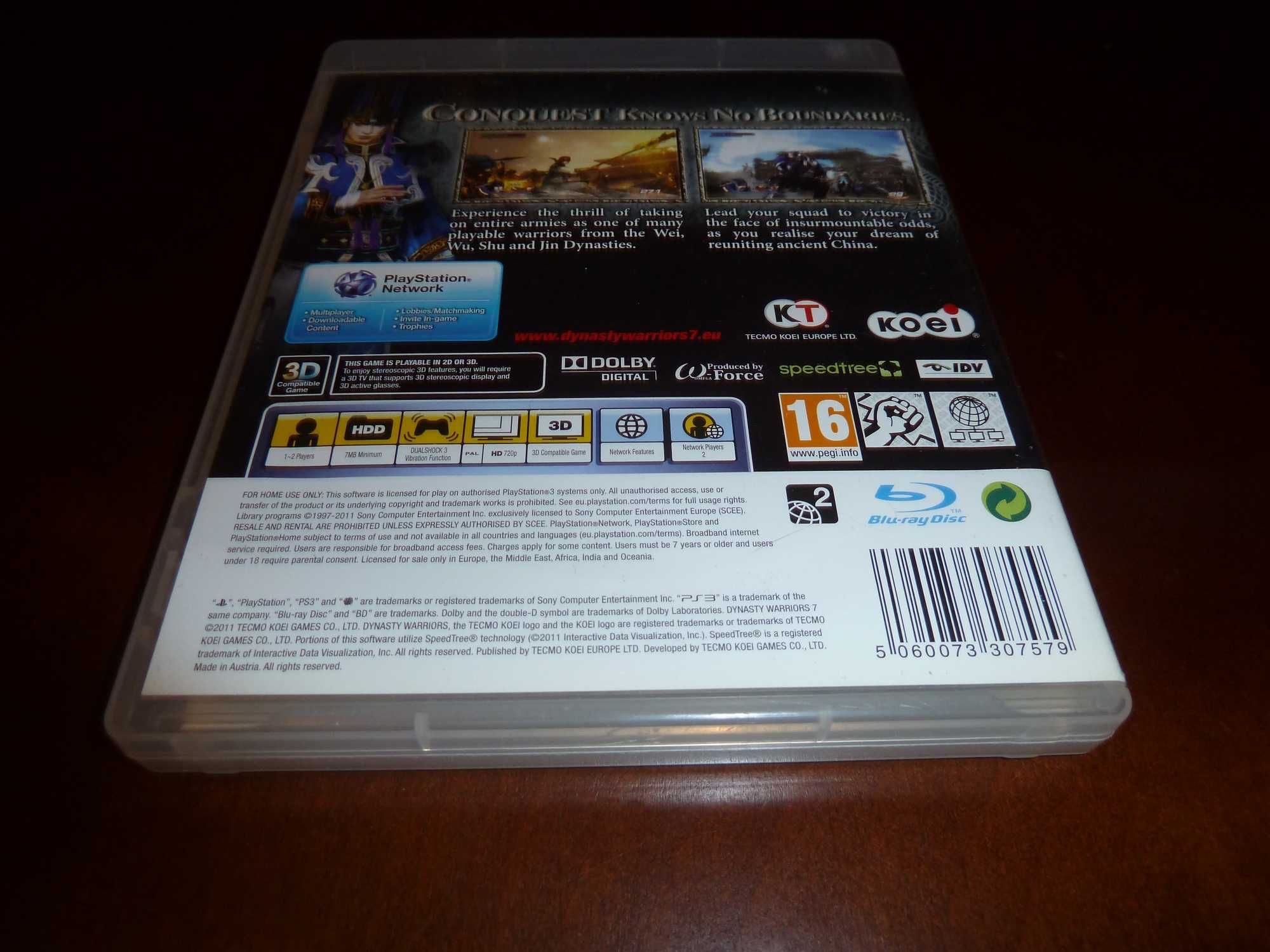 Dynasty Warriors 7 na PS3, jak nowa, najtaniej!
