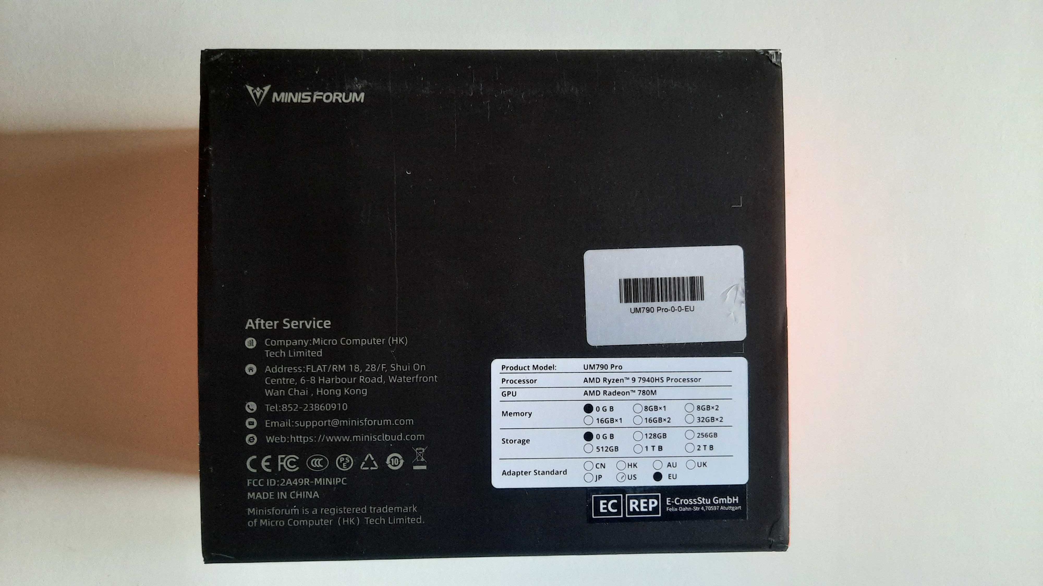 Barbone MiniPC- Minisforum Venus Series UM790 Pro - AMD Ryzen 9 7940HS