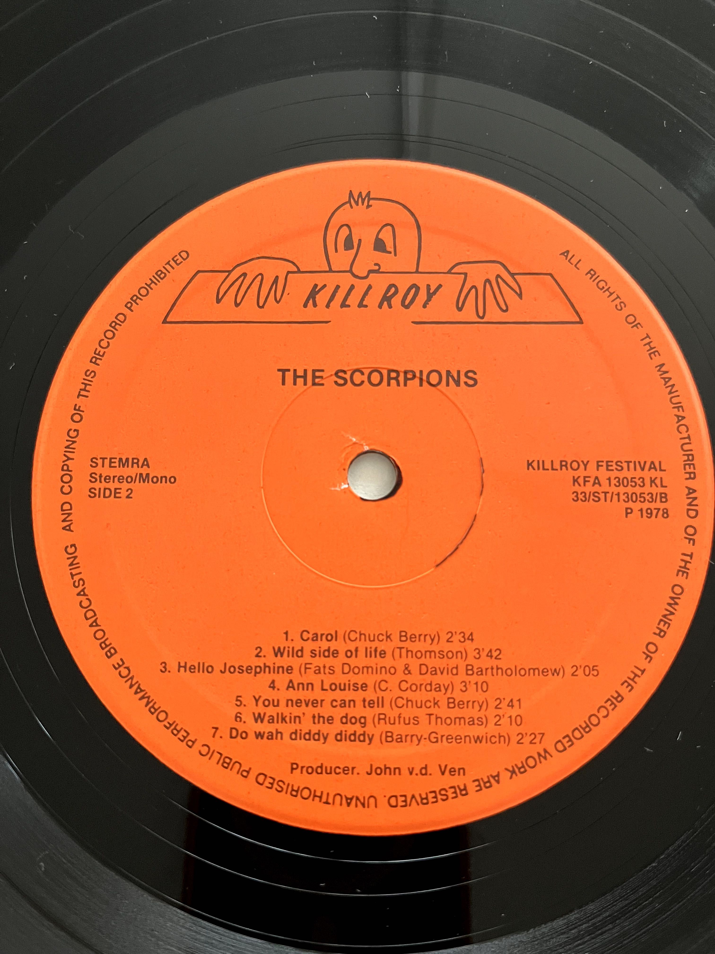 Rock Roll Pop Beat Rhythm Blues The Scorpions 1978 r.