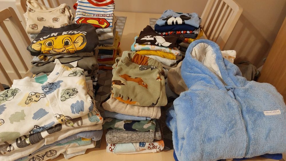 Paka zestaw ubrań 68 chłopiec