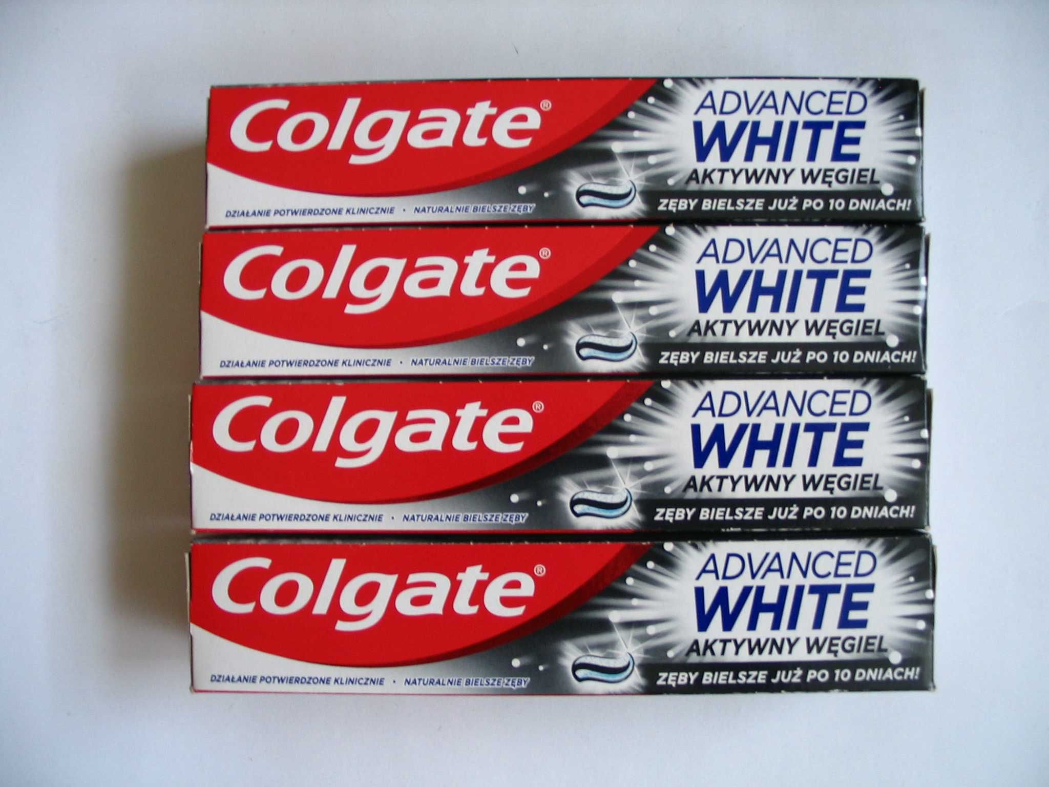 Pasta do zębów wybielająca Colgate Charcoal węgiel aktywny - 4 sztuki