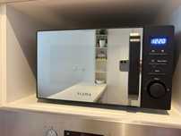 Microondas Moderno Preto Flama