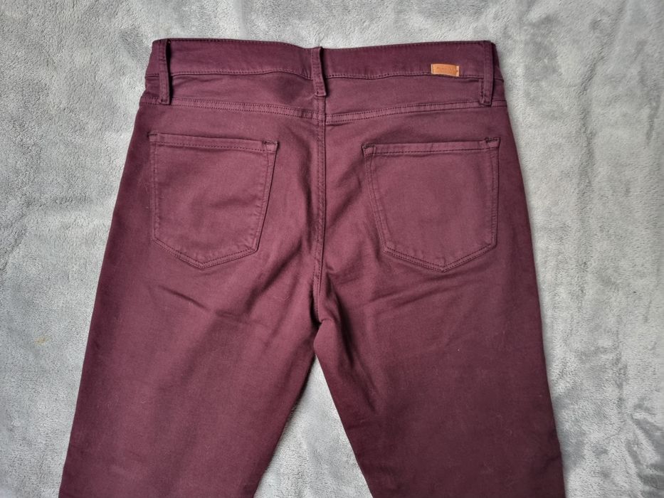 Bordowe spodnie Massimo Dutti, rozm. 40