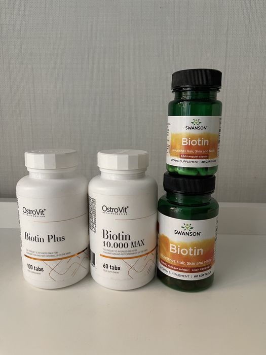 Биотин  OstroVit Biotin Plus 100табл, 21st, Now, Swanson, Progress
