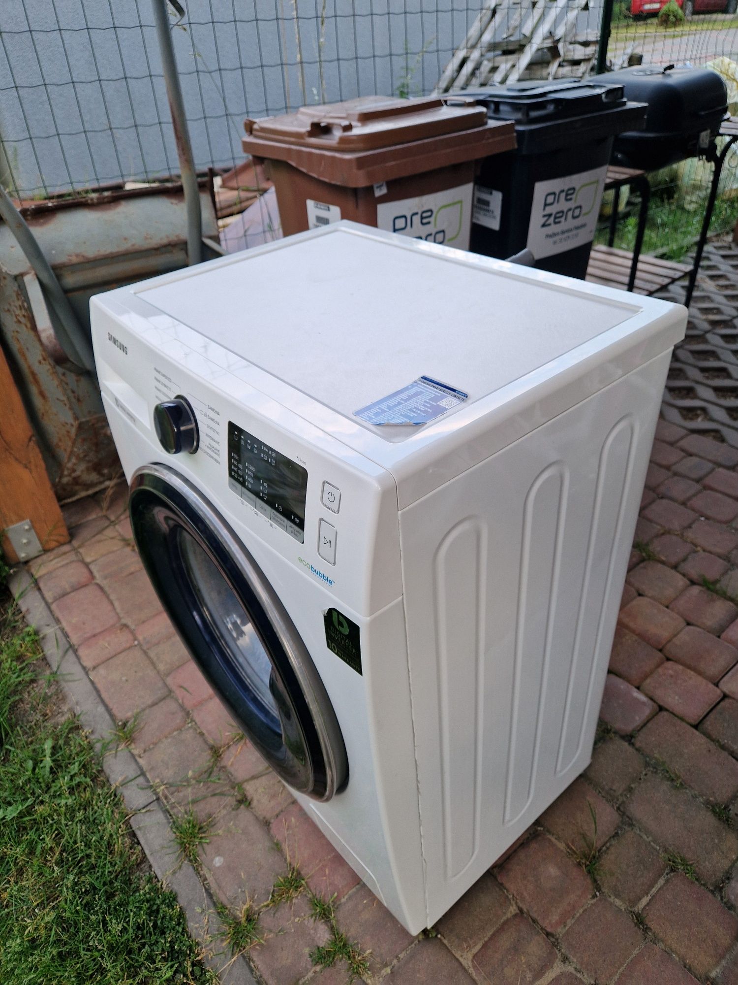 Pralka samsung ecobubble uszkodzona