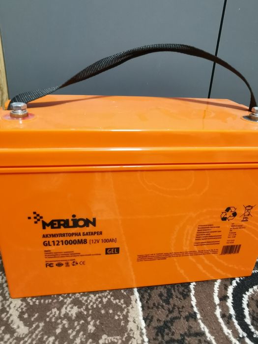 Акумуляторна батарея гелева MERLION 12V 100 Ah