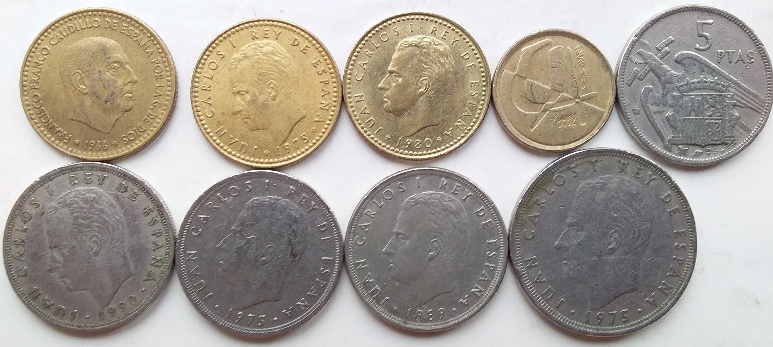 Наборы монет Венгрии, Дании , Испании и Италии