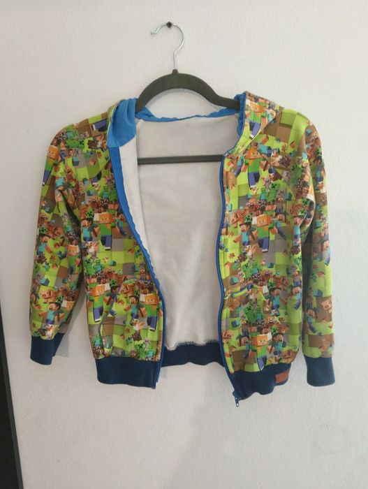 Zestaw bluza + bluzka Minecraft 128
