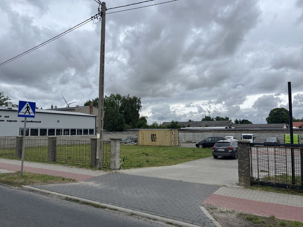 Wynajme dzialke, ogrodzona, komis, dzialalnosc