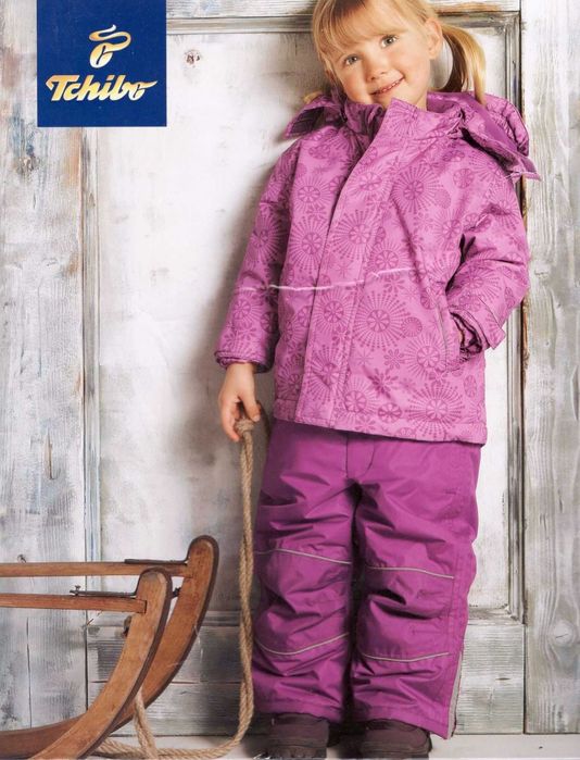 Nowy kombinezon z odp. k, kurtka i spodnie Tchibo Sweet EUR 110/116 r.