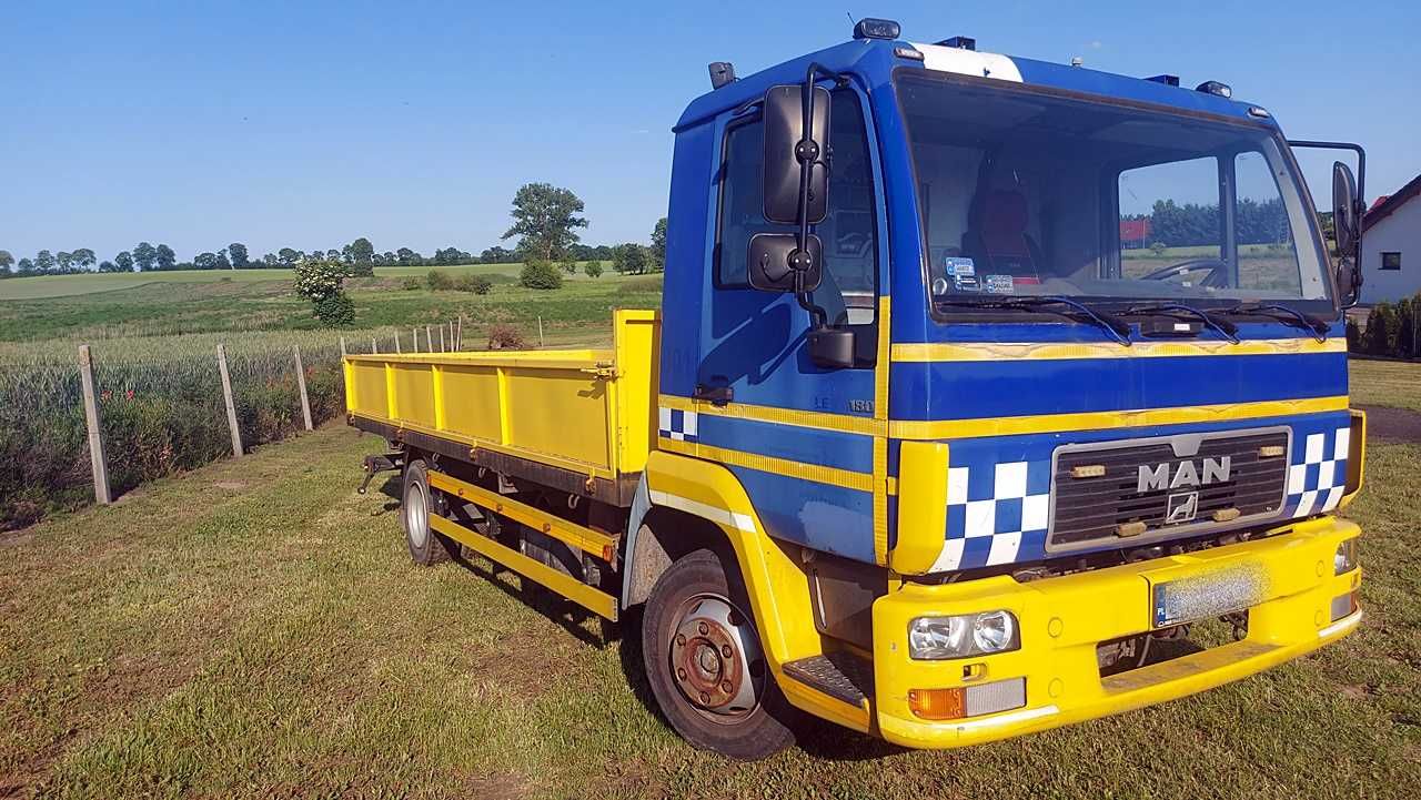 MAN L2000 4.6 155KM 7,5t DMC Specjalny Pomoc Drogowa Skrzynia Wywrot!