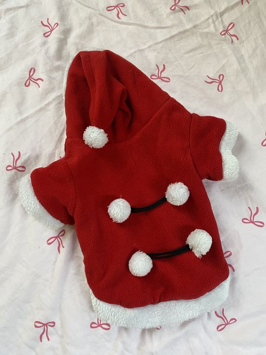 Ubranie przebranie mikolaj swiateczne dla malego psa