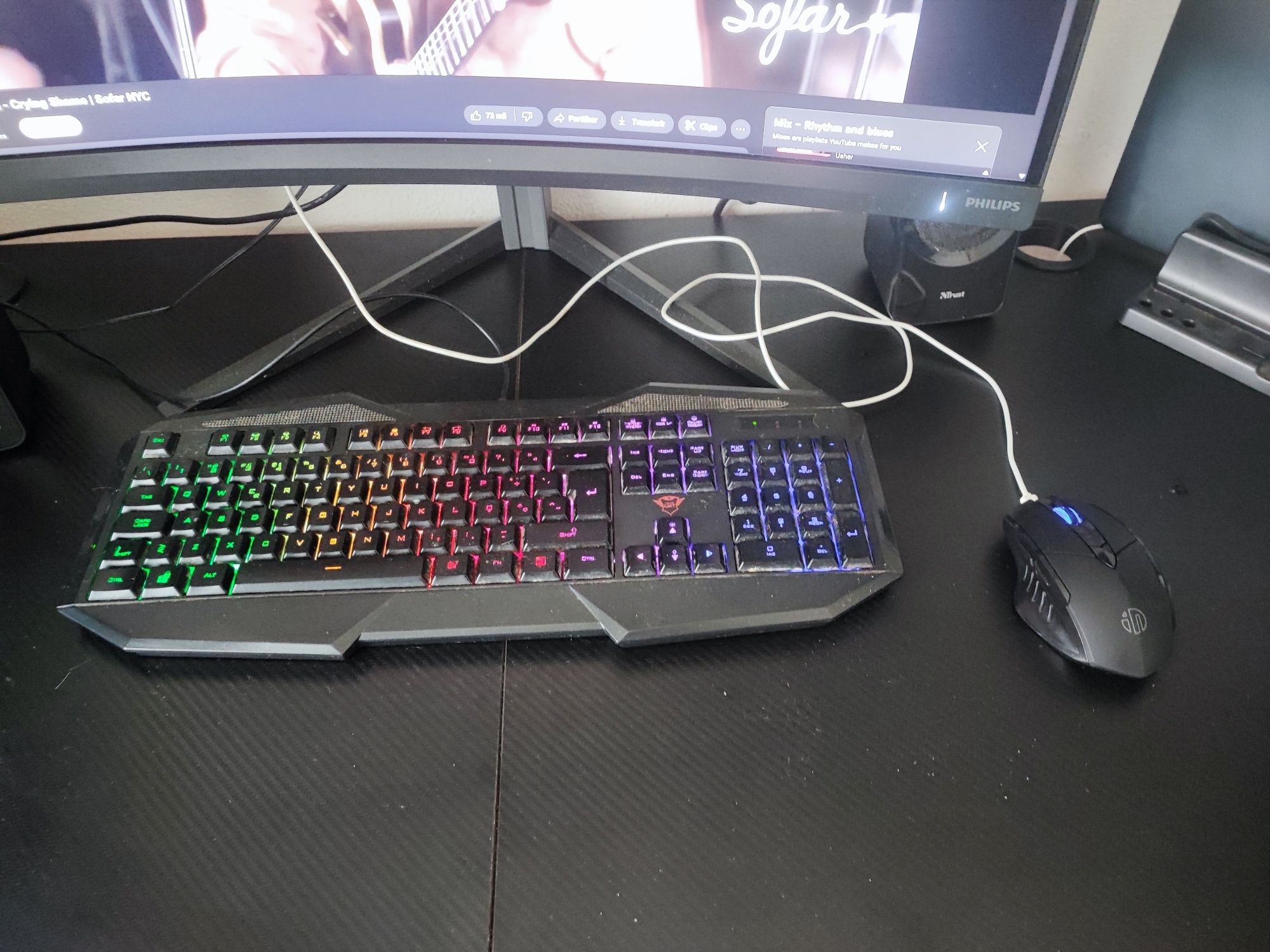 PACOTE GAMING COMPLETO - Philips 240Hz + Acer Predator + Mesa Gaming