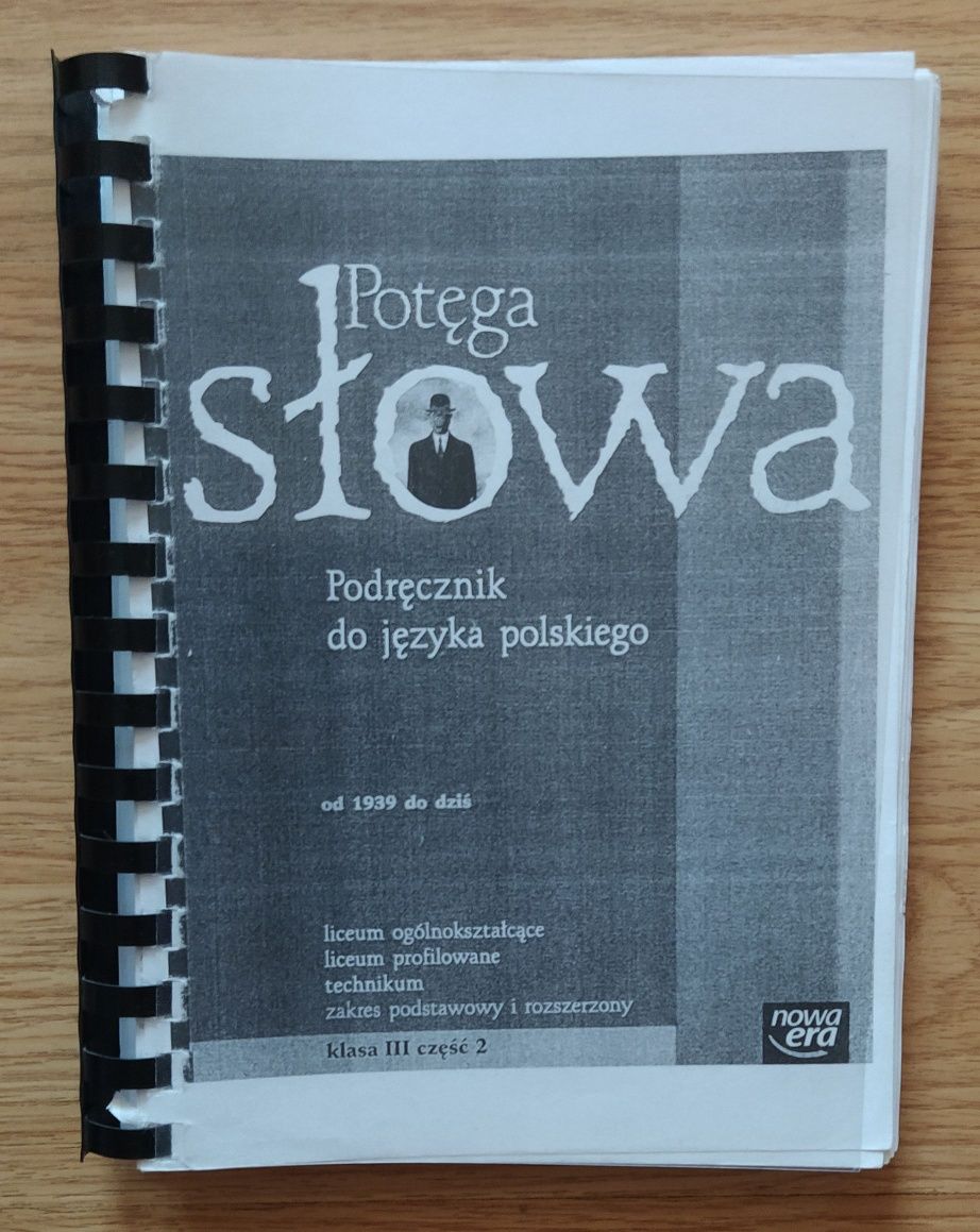 Potęga słowa 3 cz. 2 od 1939 do dziś Podręcznik Język Polski Nowa Era