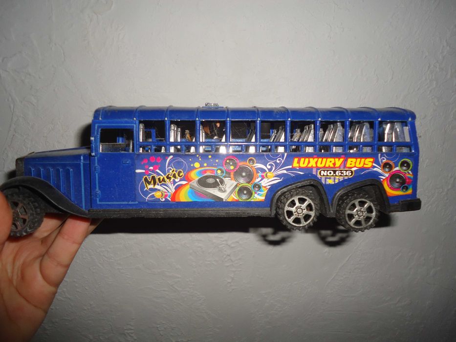 машинка Автобус пластик