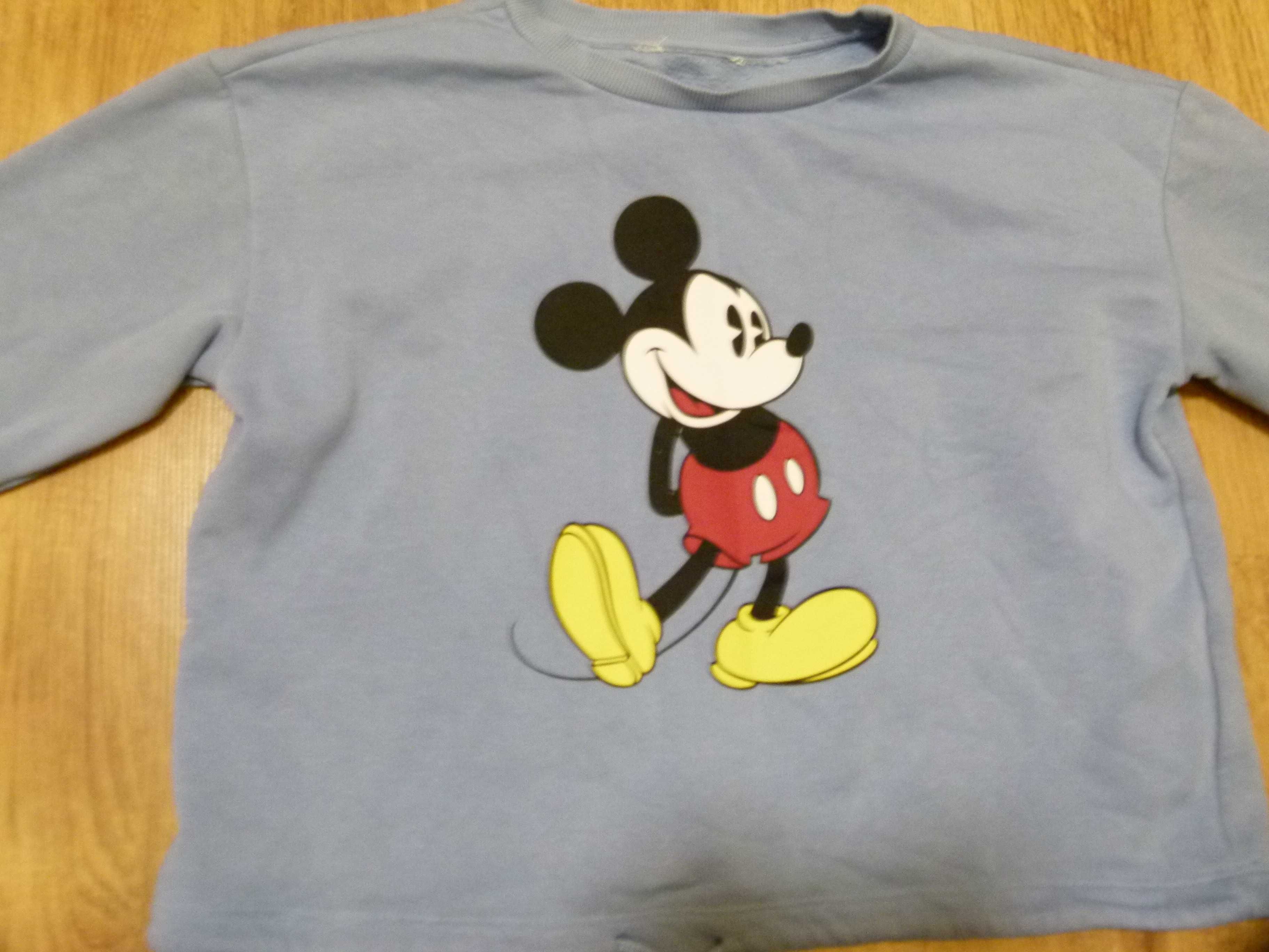 rozm 146 H&M Minnie Mouse bluza niebieska krótsza