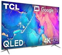 TCL QLED 65" 4K Google TV WiFi HDMI 2.1 DVB-T2 65C631 Telewizor NowyGW