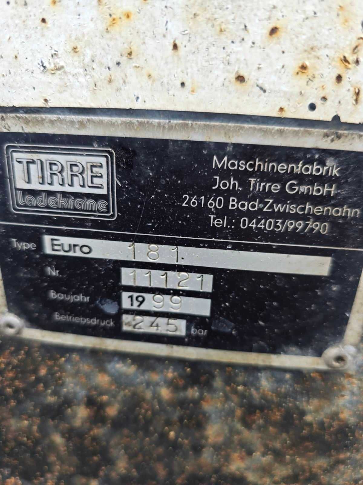 Продам кран маніпулятор Tirre