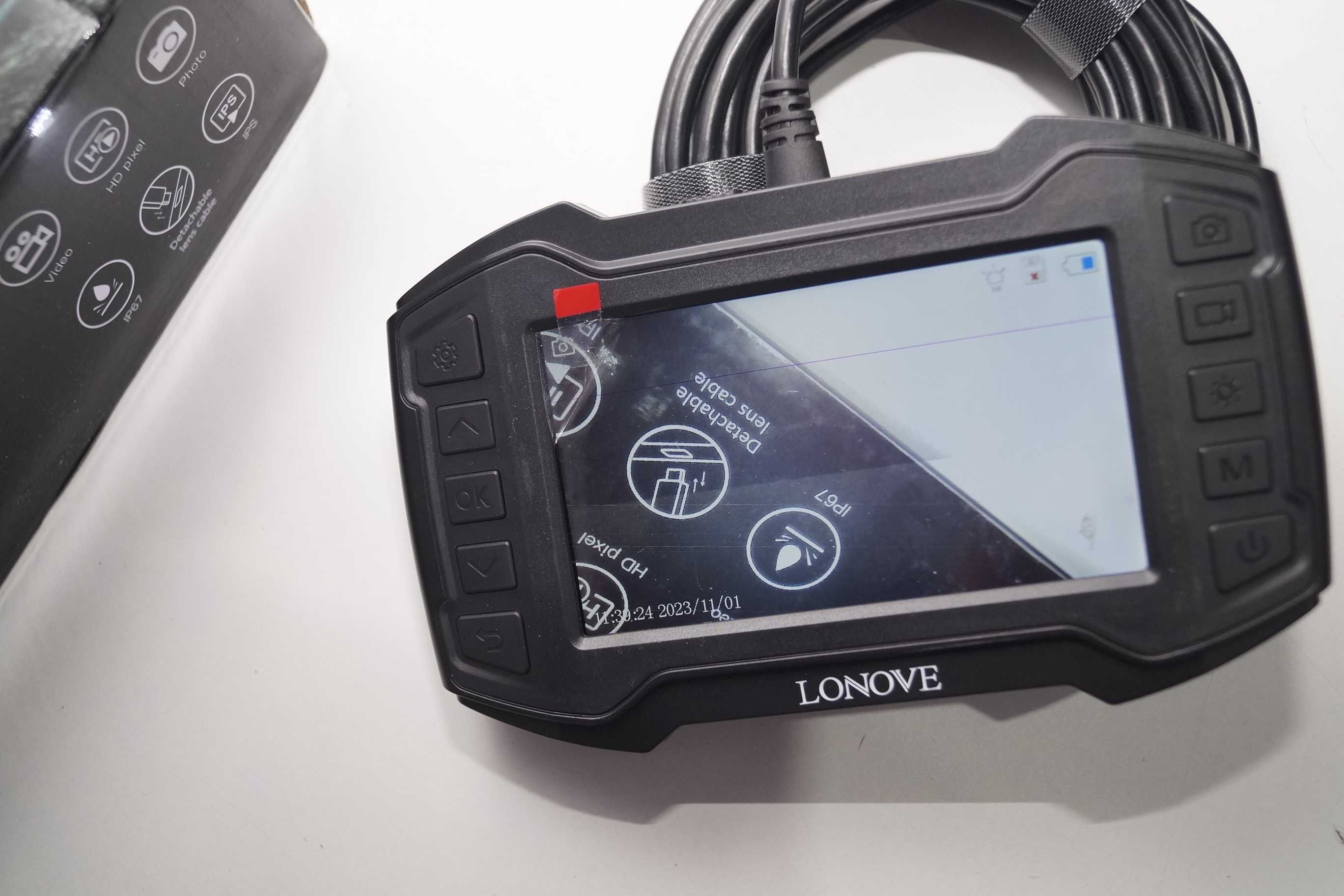 991 Endoskop kamera inspekcyjna endoskopowa LONOVE 8mm 5m LED