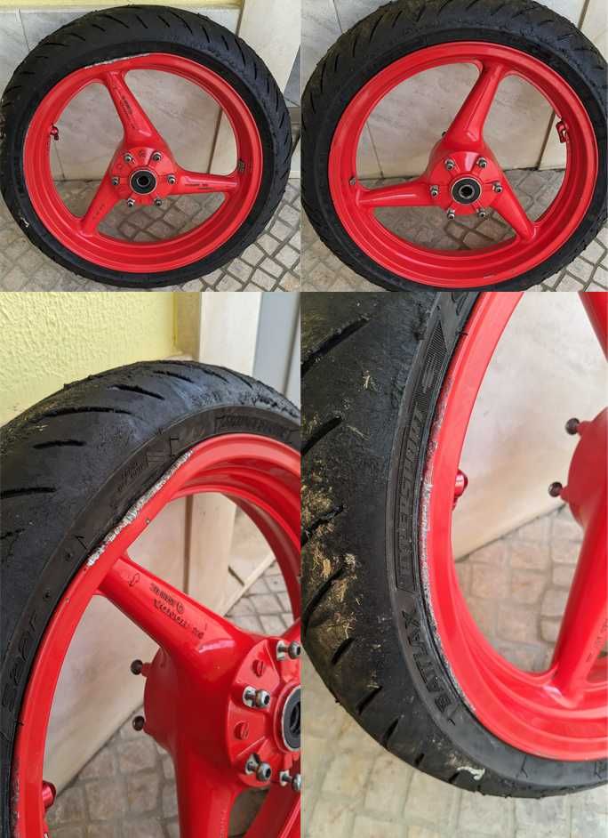 Peças CBR 600 F4i Pinças Cubos Cremalheira eixooutros (preços na descr