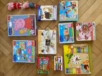 puzzle układanki domino gry tablica kreatywna: 3+