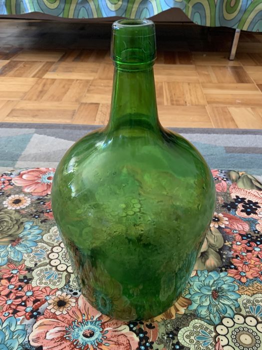 Garrafão de vidro antigo