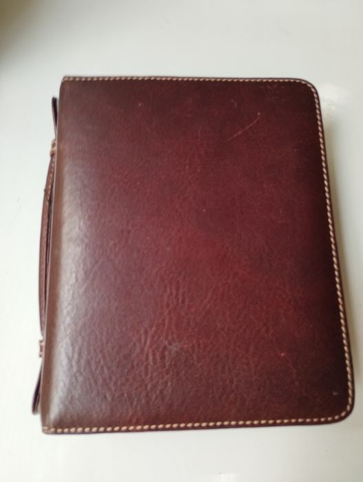 Подарочный мужской кожаннвй нессесер