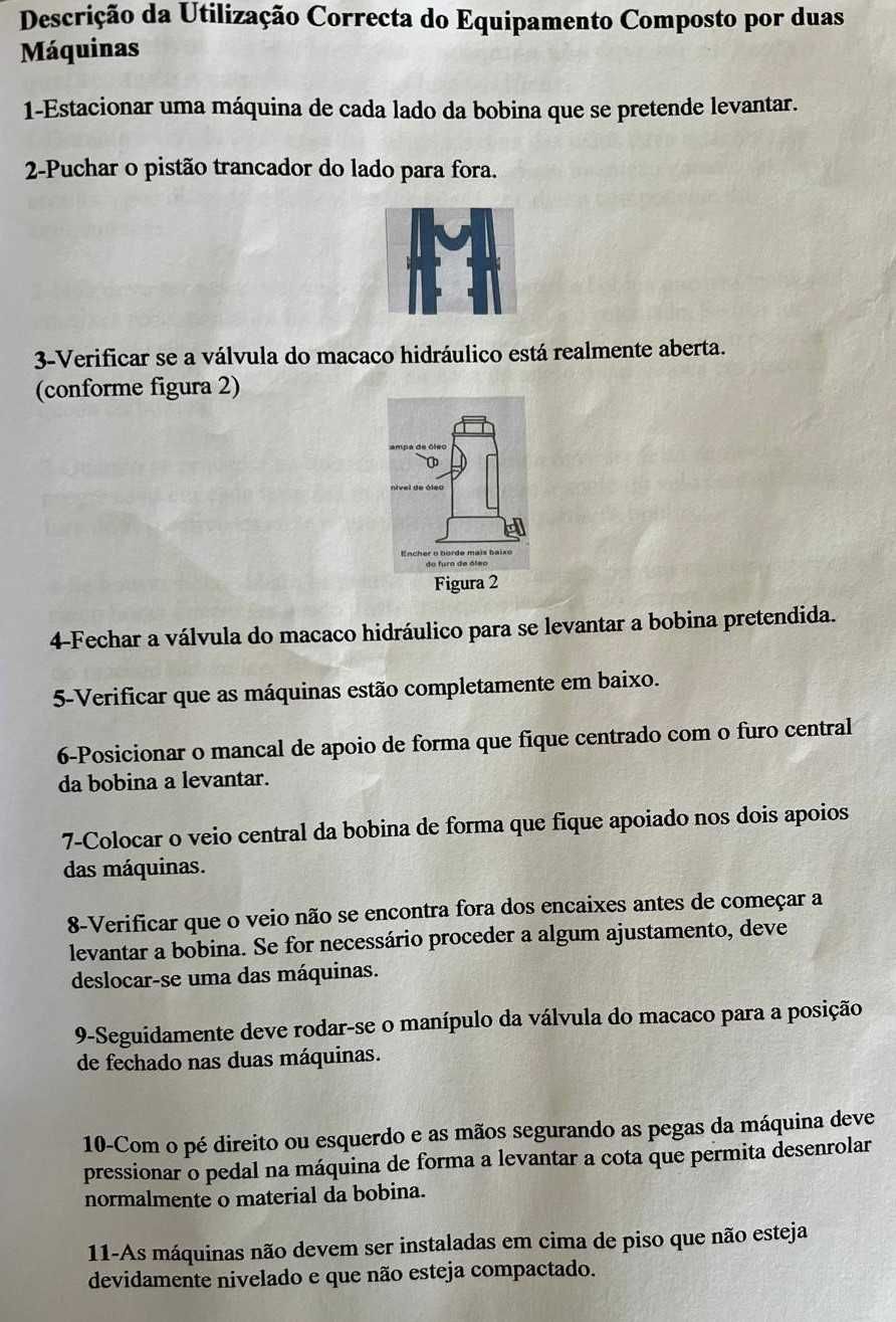 MACACO HIDRÁULICO P/ BOBINAS 6T - TF-EL6T