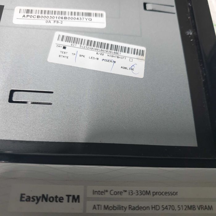 motherboard easynote TM86 a funcionar, os botões mouse não funcionam