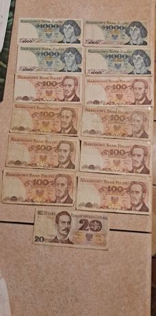 Na sprzedaż banknoty (zdjęcie) PRL