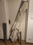Ikea SVALON parasol ogrodowy rozkładany svalön beżowy regulowany