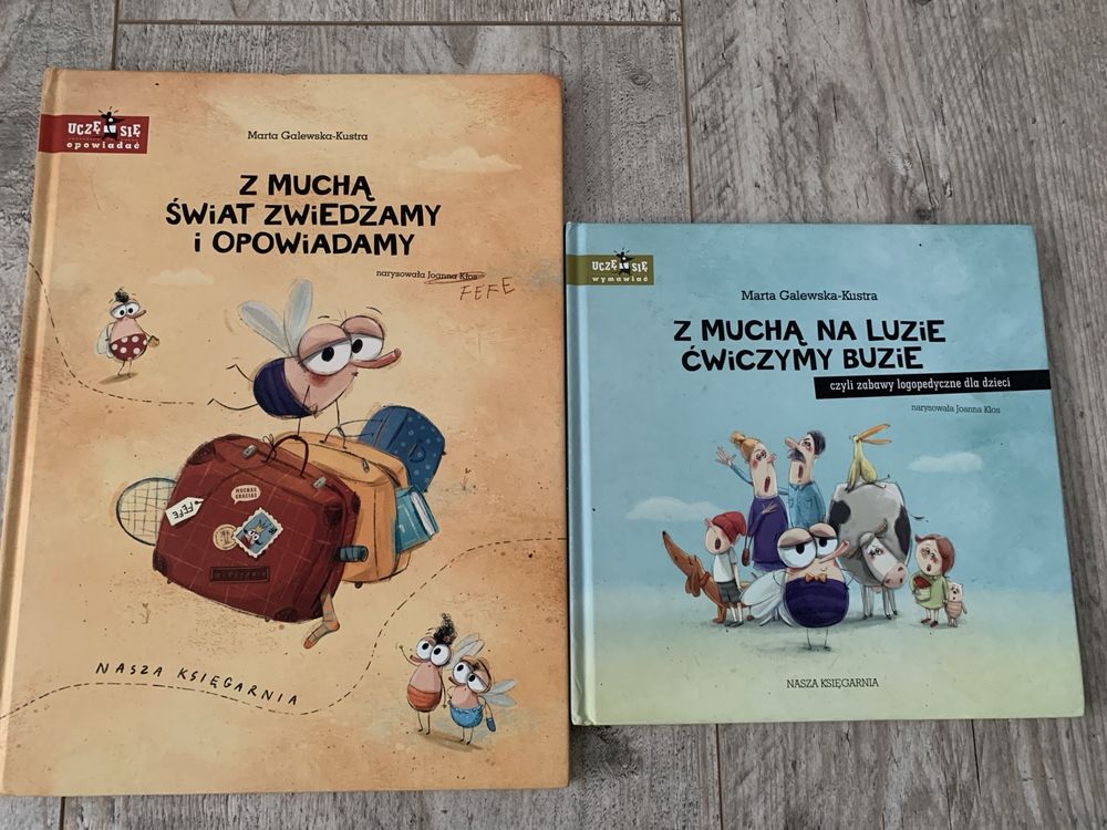 Zestaw „Z muchą na luzie…” + „Z muchą świat zwiedzamy…”