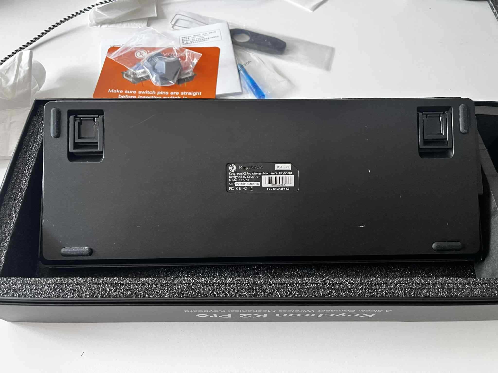 Keychron K2 Pro White LED (K2P-G1, Switch: Keychron K Pro Red)
