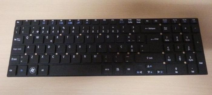 Teclado Packard Bell TV43HC TV43HR TV44HC TV44HR LK11BZ LS11HR LV11HC