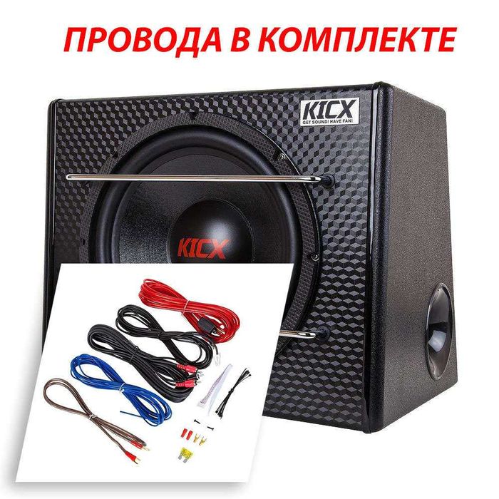 Автомобільний активний сабвуфер Kicx AP-300 BPA (600/300W) Гарантія