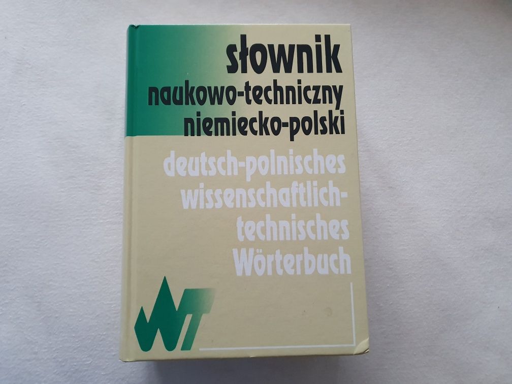Słownik naukowo-techniczny WNT niemiecko-polski 1354 stron